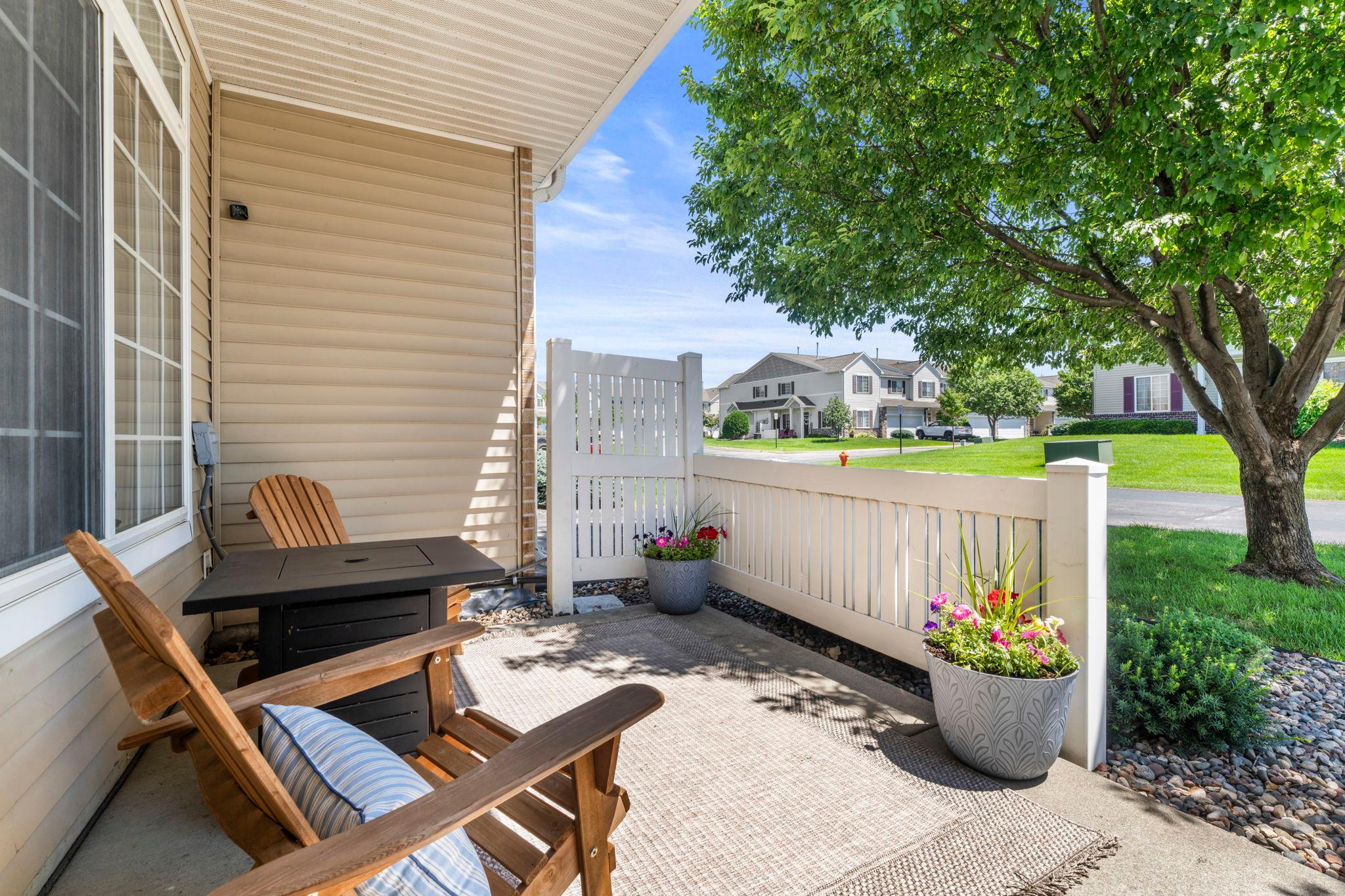 HOA-maintained exterior and grounds take much of the work out of homeownership, with water, insurance, garbage, lawn care, and snow removal included for added ease.
