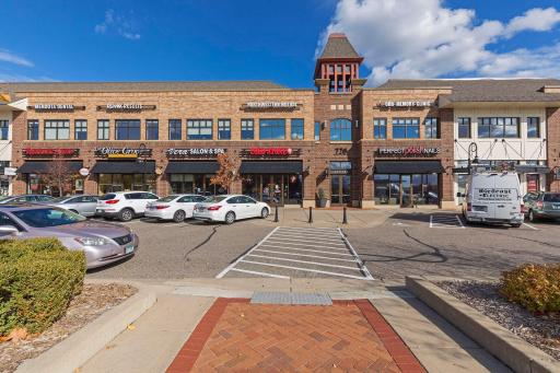 Fine dining and coffee shops just steps from your home