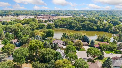 The secluded Ponds neighborhood is highly regarded