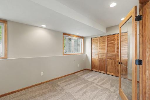 Additional view of lower-level fourth bedroom.