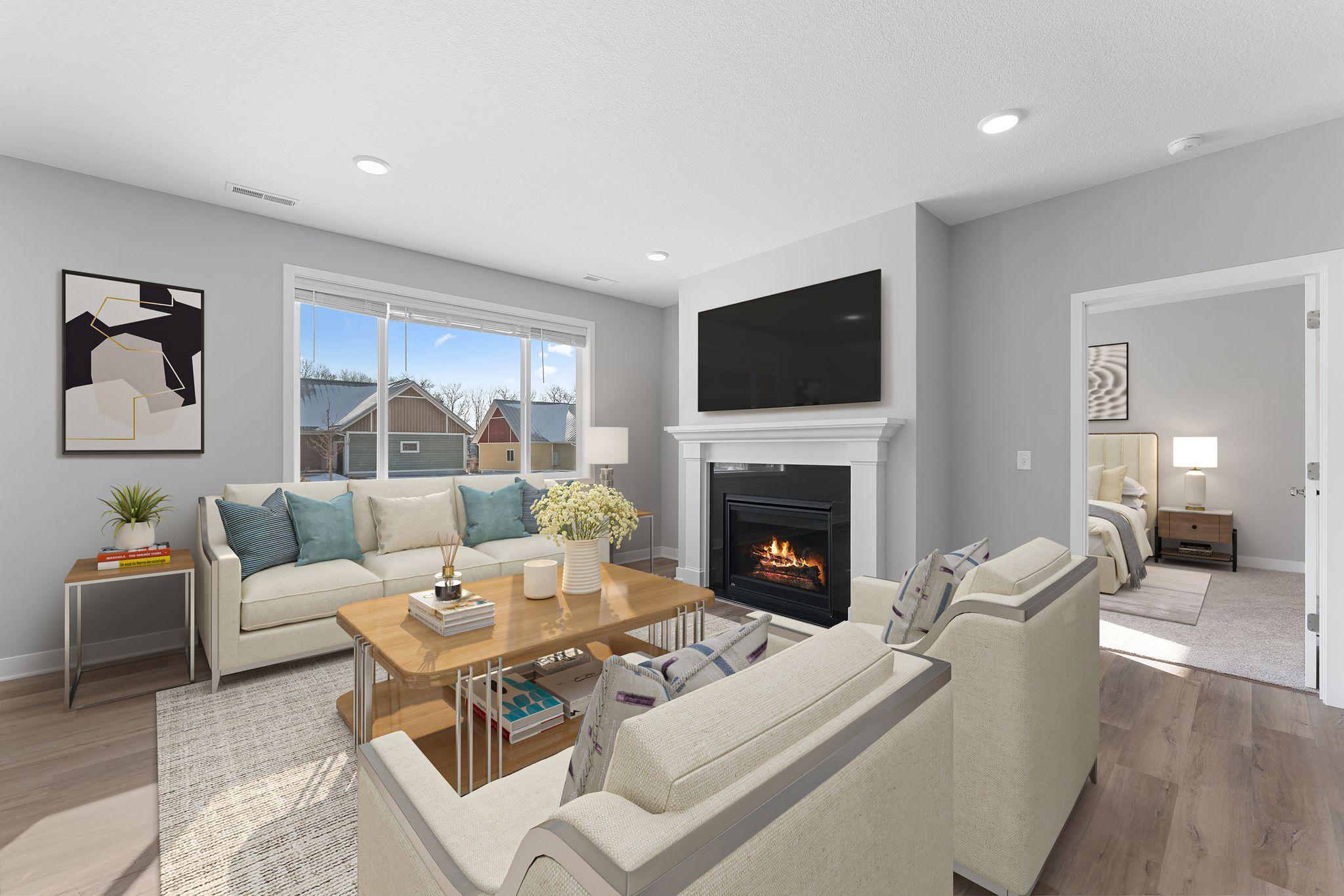Great Room Staged