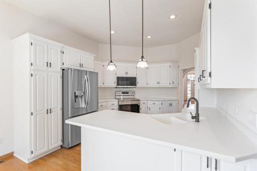 Beautifully updated kitchen! Fresh updated paint and stainless steel appliances just added!