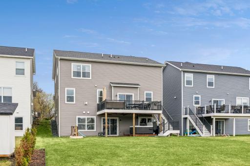 You'll love the steps to the yard from the deck