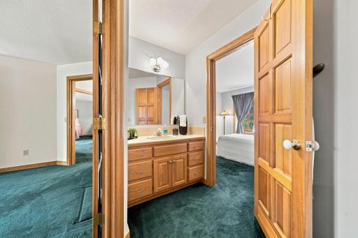 Additional sink and vanity in the Jack and Jill bath