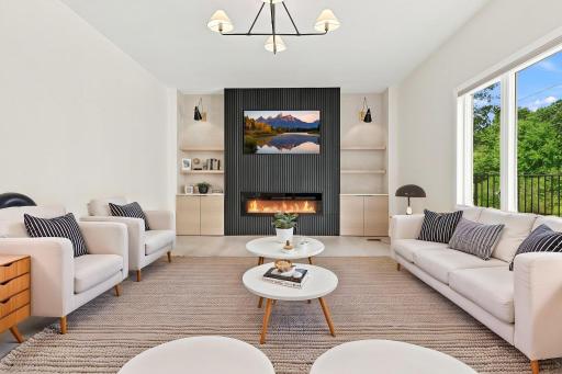 Spacious Living Room - virtually staged for inspiration