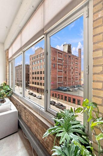 Historic warehouse buildings are your neighbors when you live in North Loop!