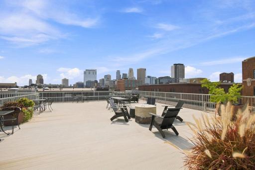 Gaze at the skyline from the best rooftop in all of North Loop!