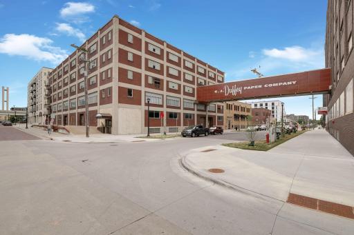 Many warehouses from 100+ years ago have been converted into condos, loft-style apartments and hip businesses.