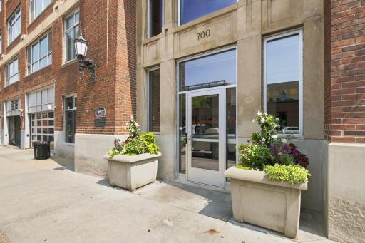 The entrance to Tower Lofts is 700 N. Washington Ave. Let me show you around!