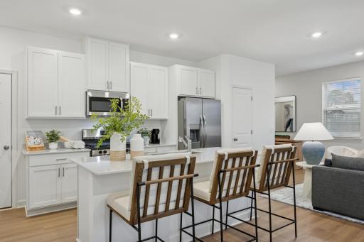 Photo for 11107 203rd Street W, Lakeville, MN 55044 - listing #7118300 (Photo is of a model home, finishes will vary) Home cooks will love the new stainless steel gas range with oven and overhead microwave