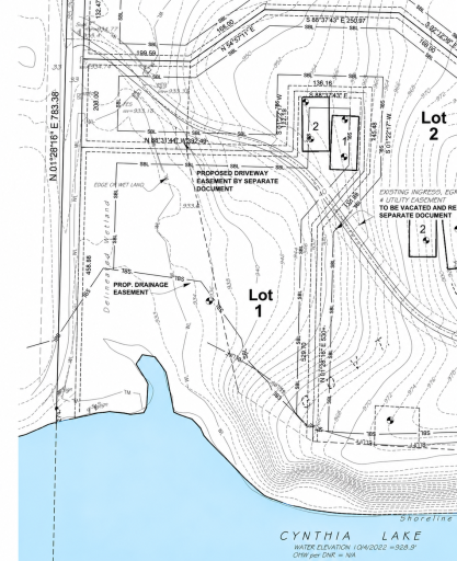 Lot 1 - Cynthia Lake Survey:Plat.png