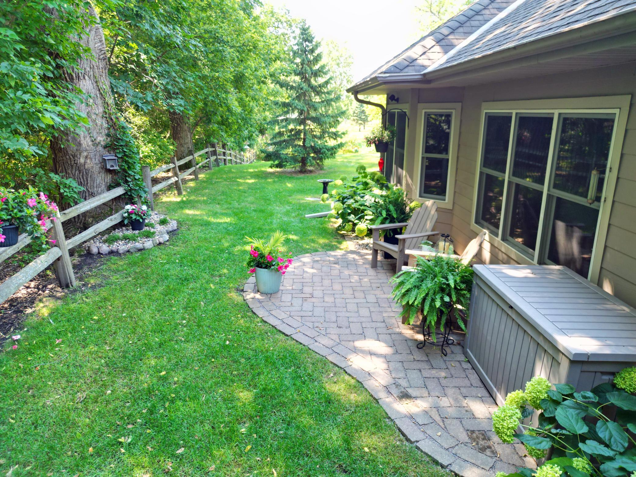 Smaller Side Patio