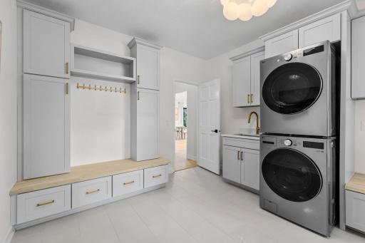 This incredible home offers two laundry rooms!