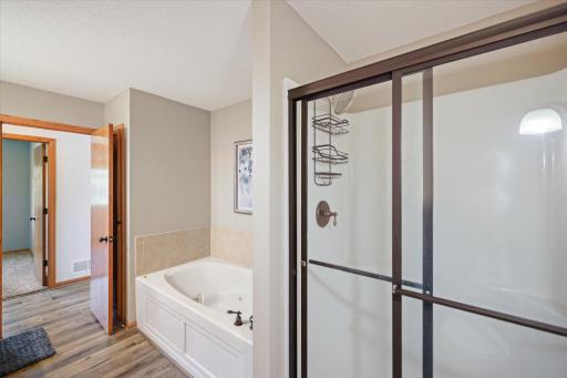 ...and separate walk-in shower