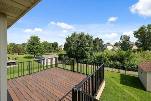 Maintenance free deck with beautiful views