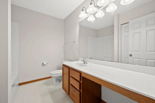 Generous vanity space