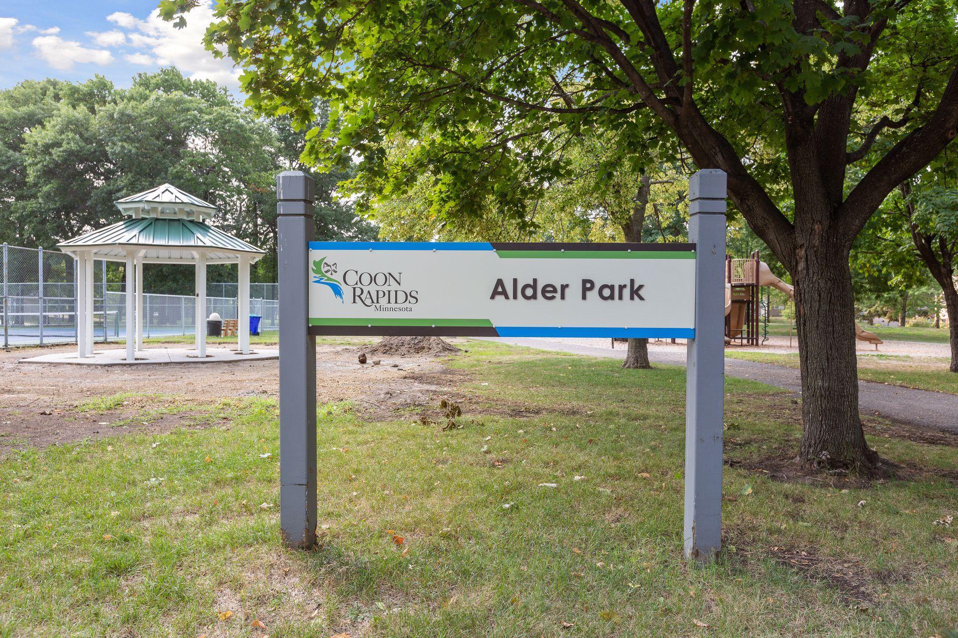 Alder Park - close to so many parks, trails, golf, regional park and more