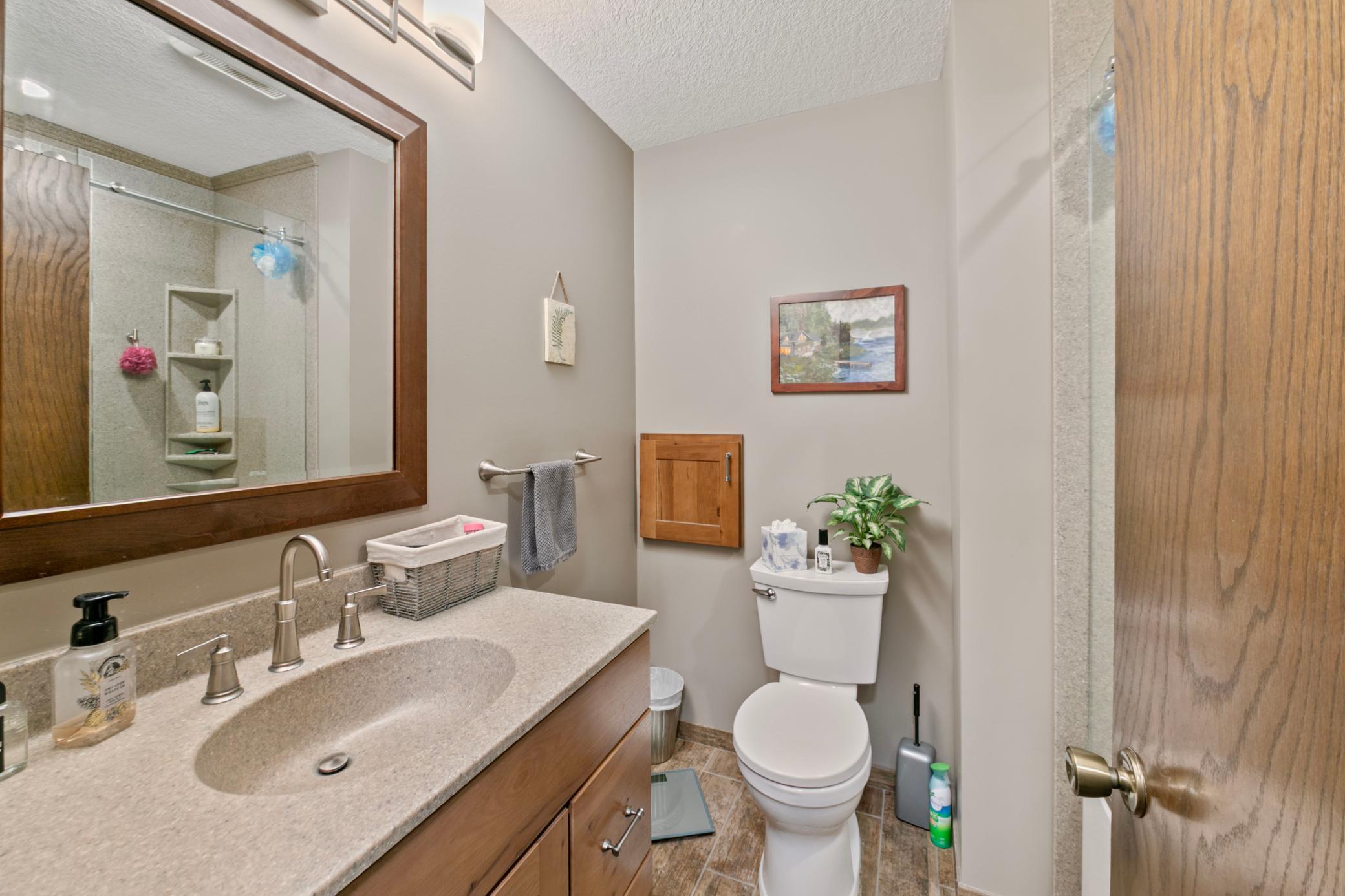 Upper level bathroom