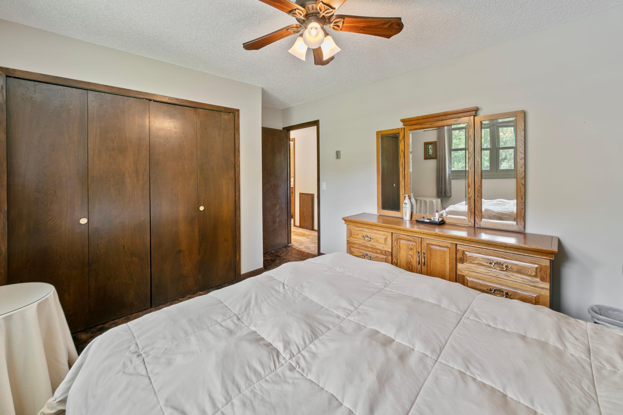 Ceiling fans and fresh paint throughout the house