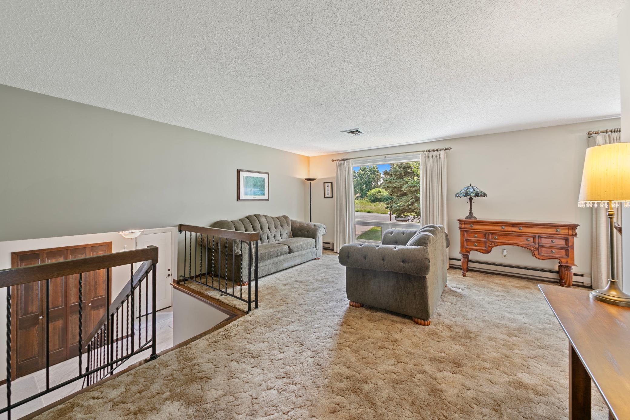 Another view of the upper-level living room