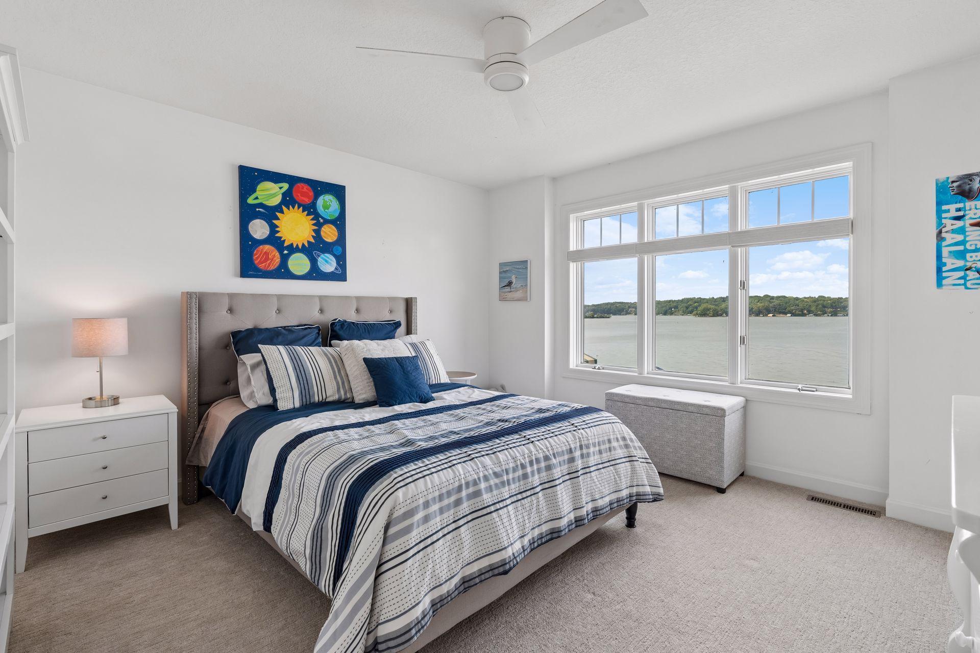 2nd BR up with wonderful lake views