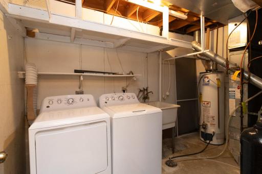 Mechancials and laundry room - even a mud sink!