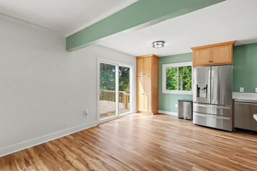 Walk right out to huge deck!