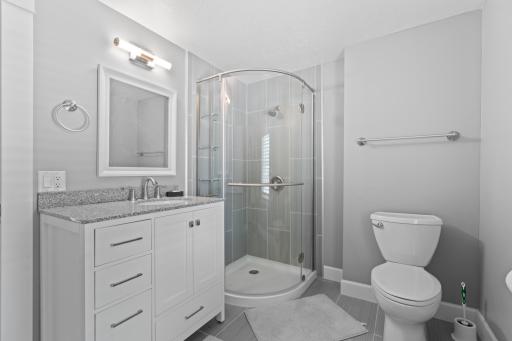 Upper 3/4 bathroom