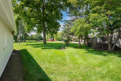 Over a 1/2 acre lot