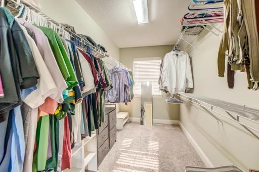 Primary Suite Walk-in Closet