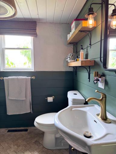 Another angle of the main level bathroom.