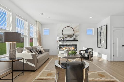 (Photo of a decorated model, actual homes finishes will vary) Notice the natural flow of light in this well-designed floor plan.