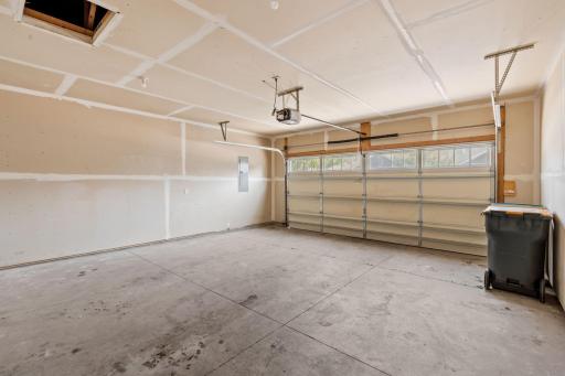 Garage features running water to rid your car of winter salt.