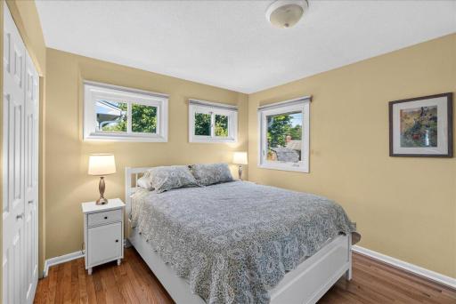 The primary bedroom with ensuite!