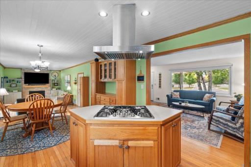 Total kitchen renovation for open concept living.