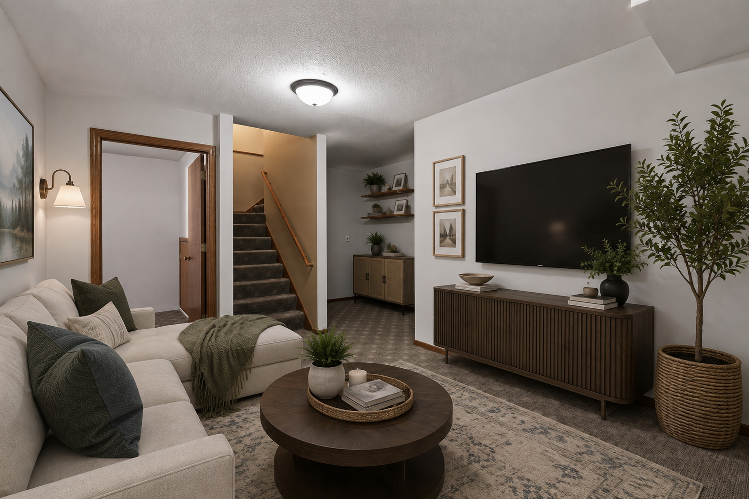 Virtually Staged (Furnishing shown for inspiration only)