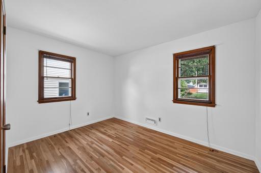 Bedroom 2, Window Facing Backyard and Side