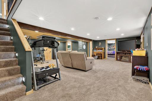 Lower level family room