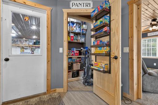 PLUS kitchen pantry space OR a shoe/coat closet!
