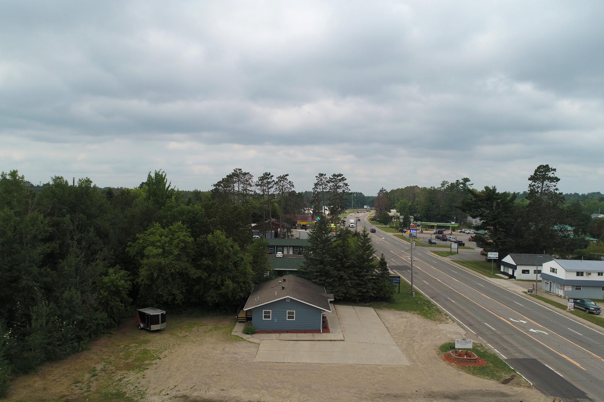 Aerial east view
