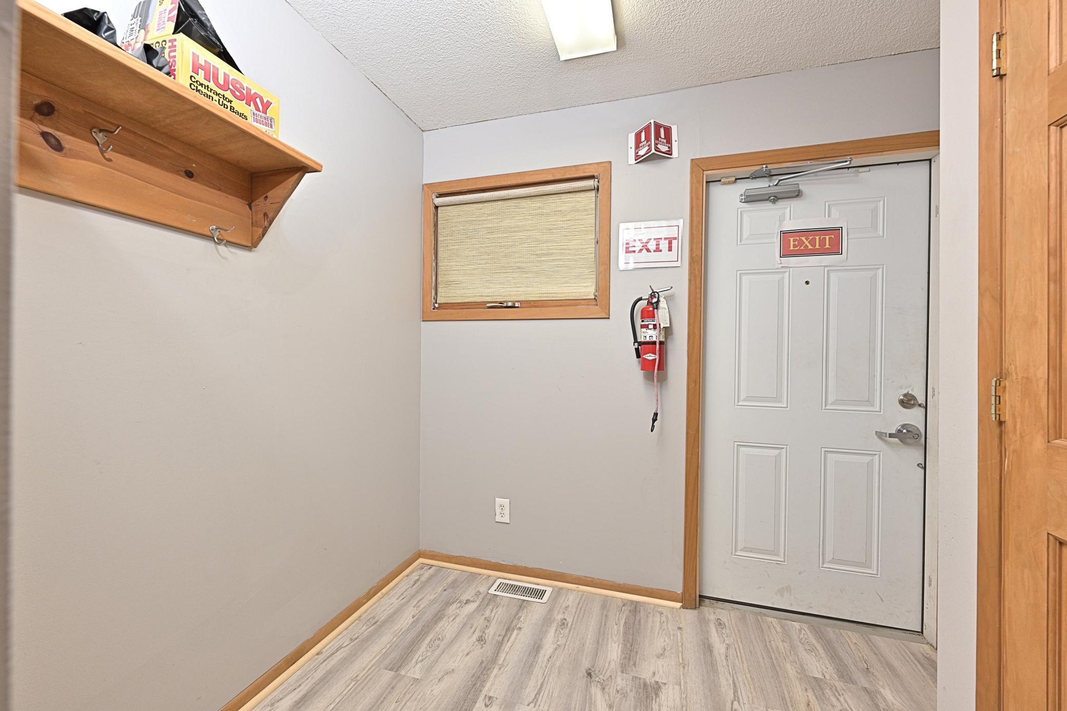 Main level rear entry area