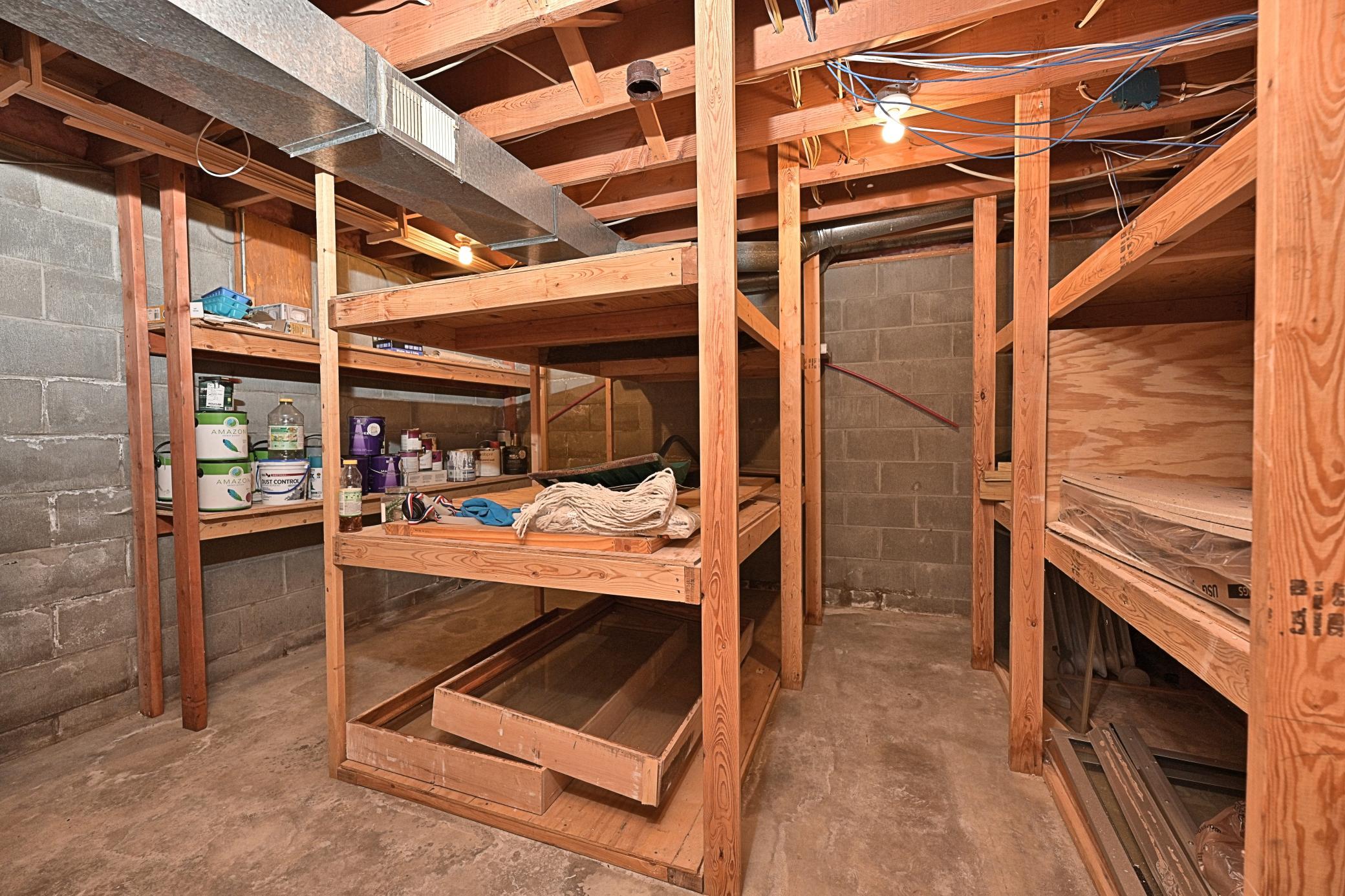 Lower level storage