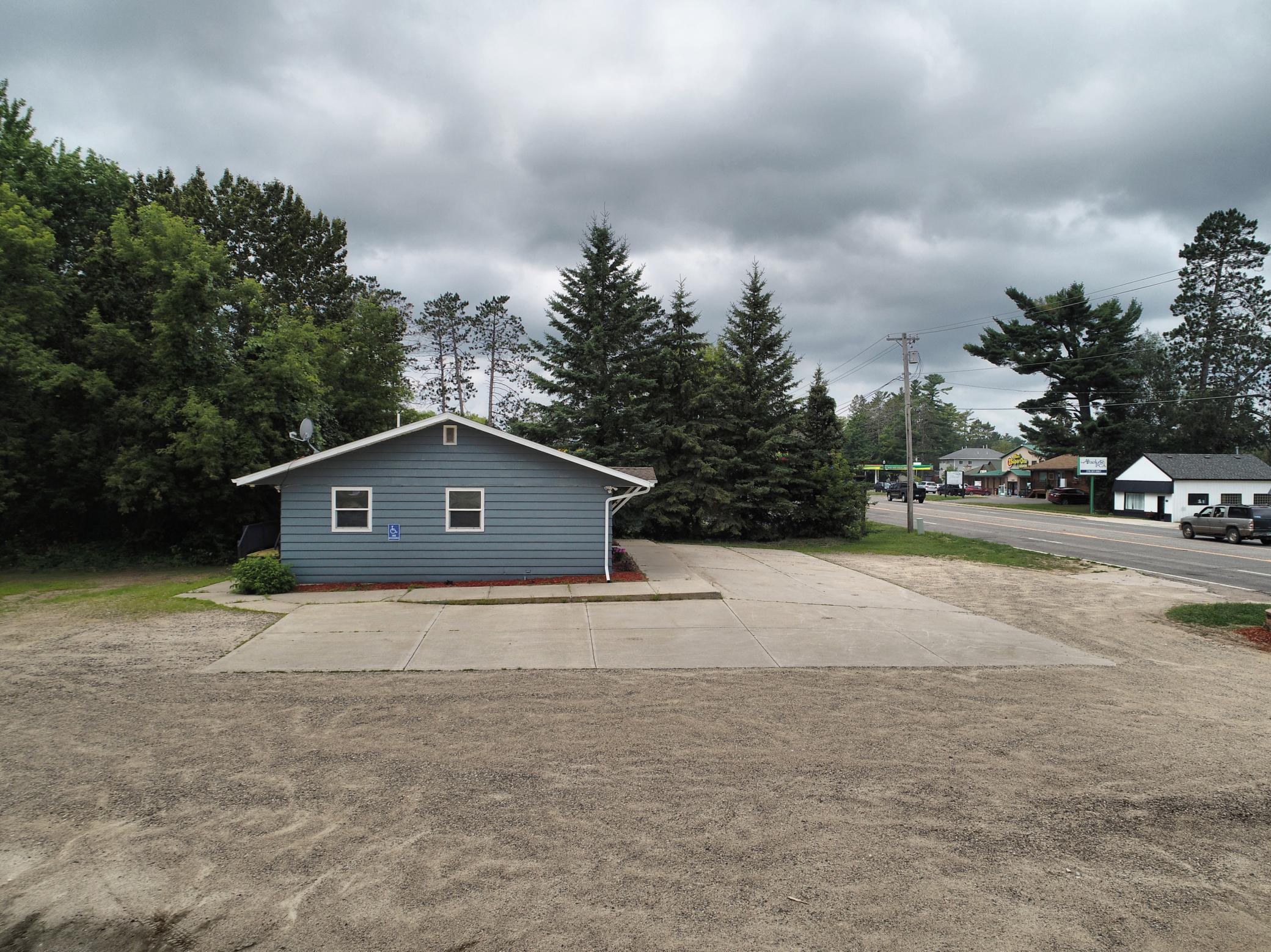 Parking lot, side exterior