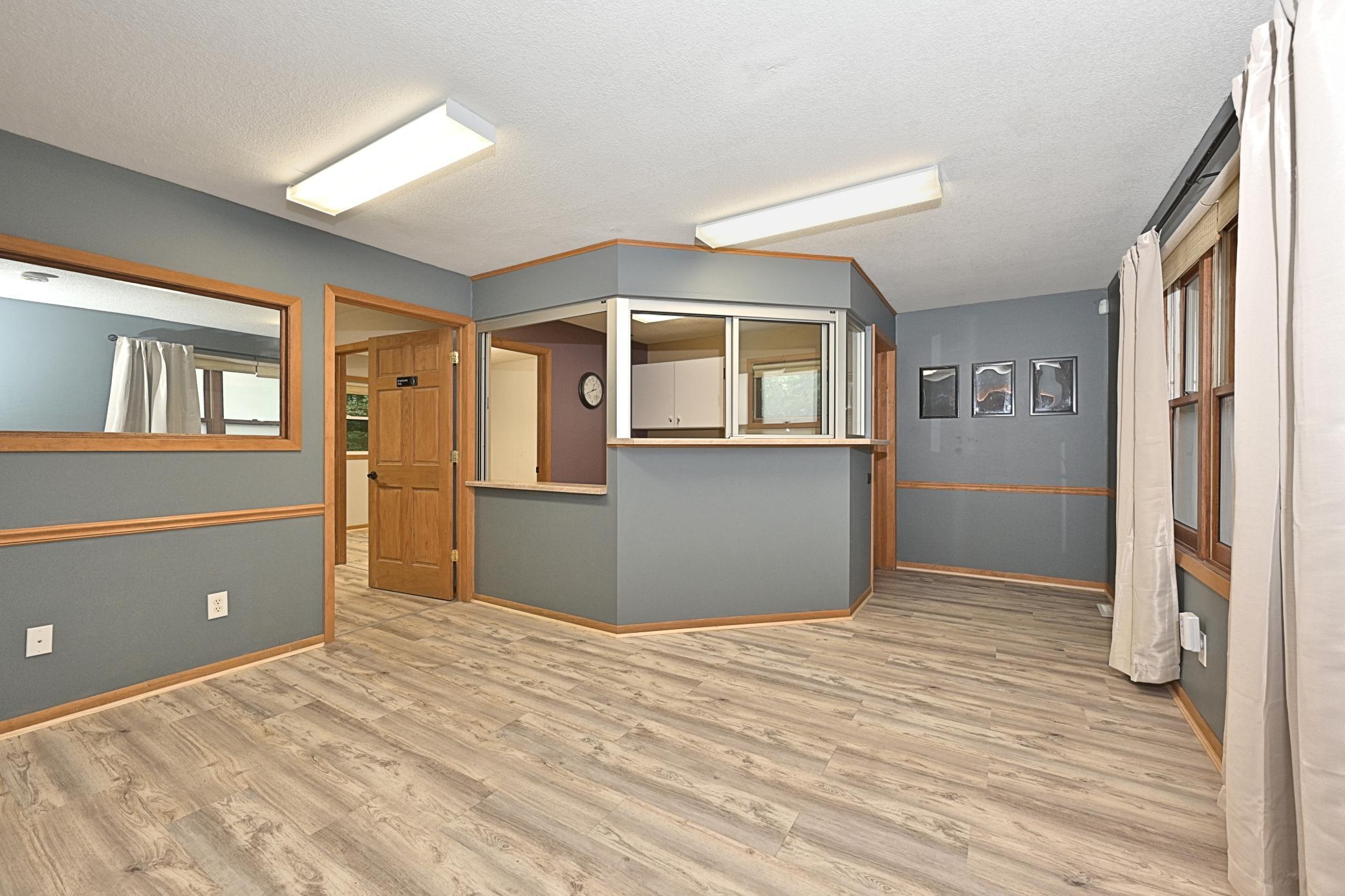 Waiting area and reception
