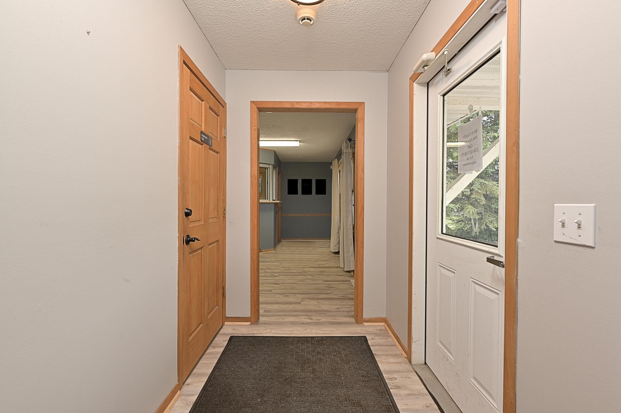 Front entry to waiting area