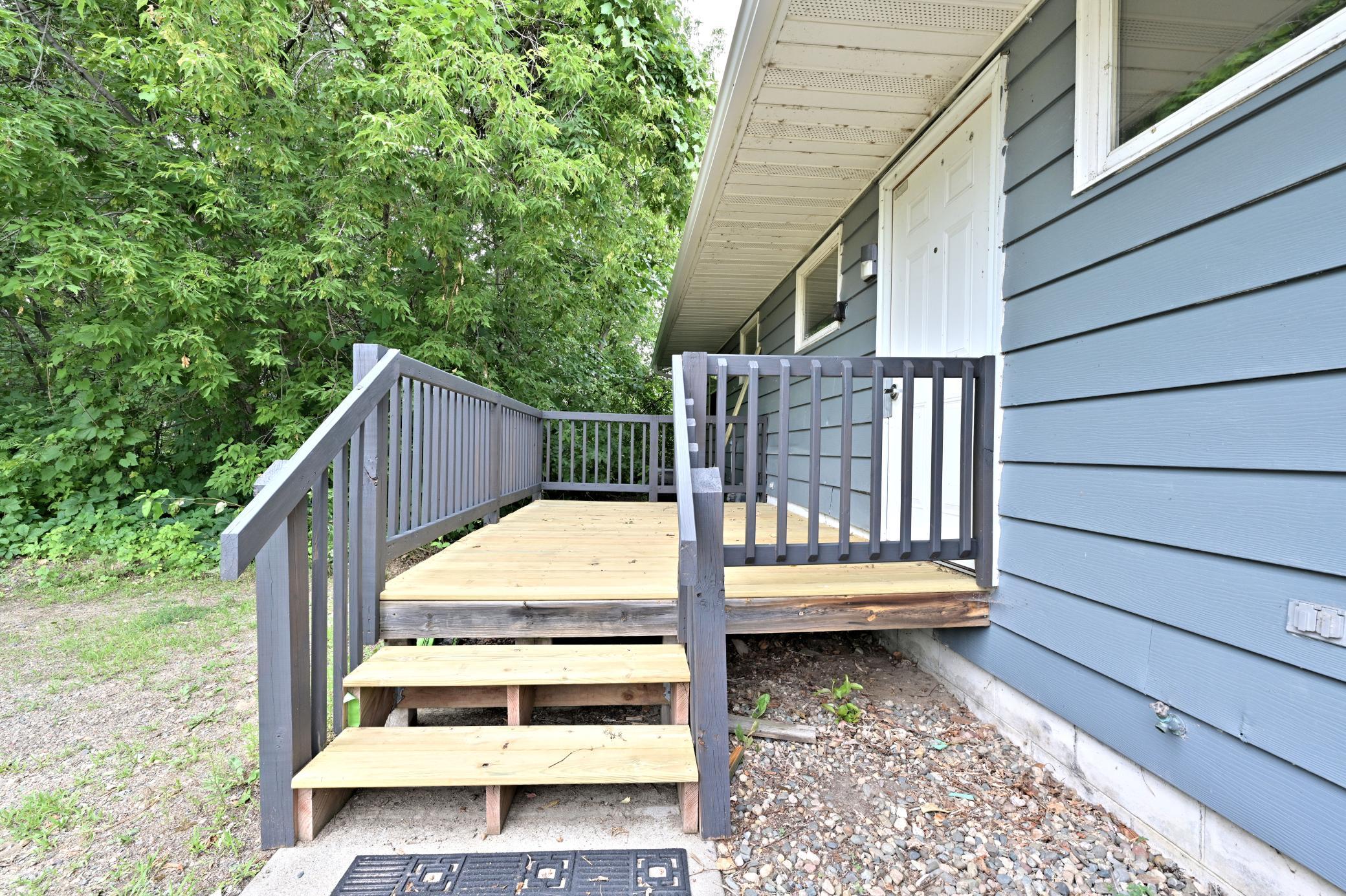 Rear deck