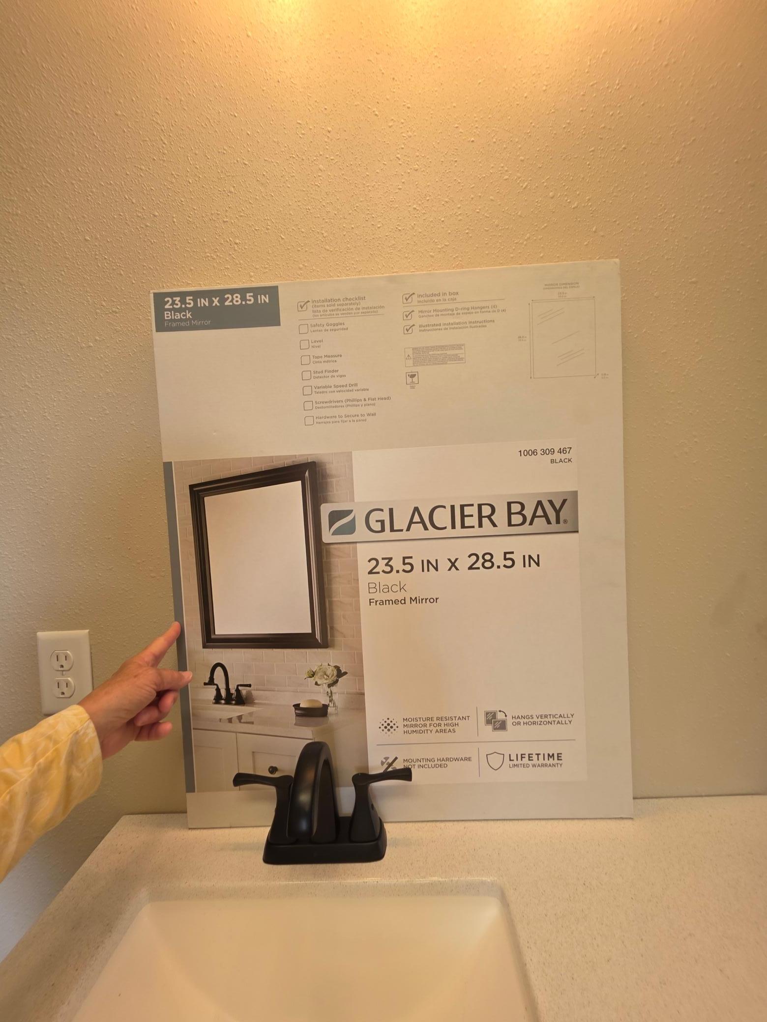 MIrror for vanity