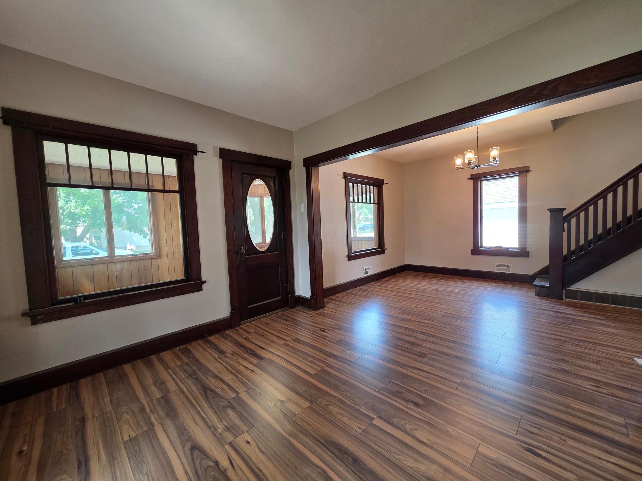 Living and dining rooms