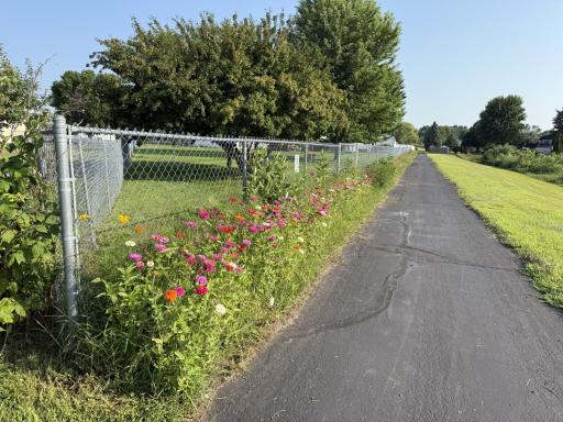 City walking path. Just a few steps to kid friendly Heritage Park.