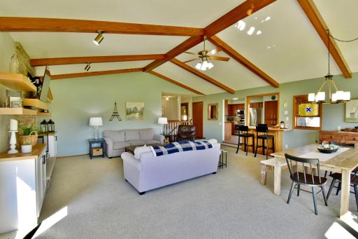 Vaulted Ceilings, Gas fireplace in the Living room